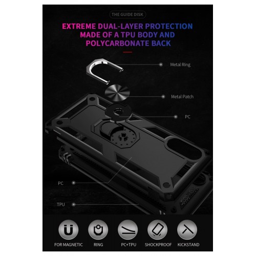 Newface Samsung Galaxy A02 Kılıf Sofya Yüzüklü Silikon Kapak - Siyah Newface Samsung Galaxy A02 Kılıf Sofya Yüzüklü Silikon Kapak - Siyah