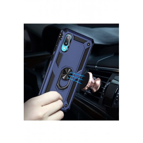 Newface Samsung Galaxy A02 Kılıf Sofya Yüzüklü Silikon Kapak - Lacivert Newface Samsung Galaxy A02 Kılıf Sofya Yüzüklü Silikon Kapak - Lacivert