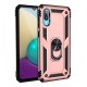 Newface Samsung Galaxy A02 Kılıf Sofya Yüzüklü Silikon Kapak - Rose