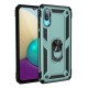 Newface Samsung Galaxy A02 Kılıf Sofya Yüzüklü Silikon Kapak - Yeşil