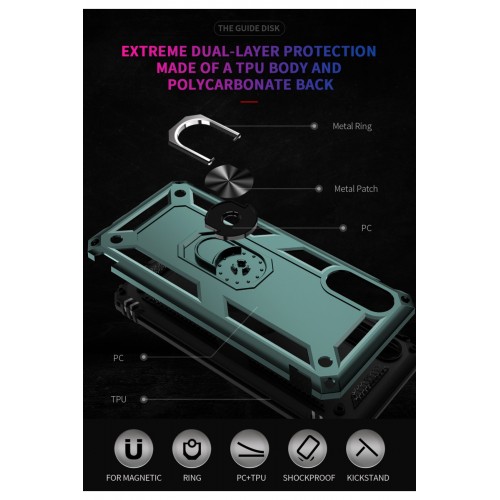 Newface Samsung Galaxy A02 Kılıf Sofya Yüzüklü Silikon Kapak - Yeşil Newface Samsung Galaxy A02 Kılıf Sofya Yüzüklü Silikon Kapak - Yeşil