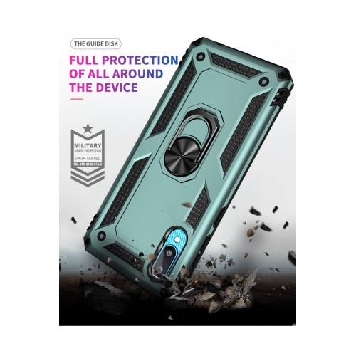 Newface Samsung Galaxy A02 Kılıf Sofya Yüzüklü Silikon Kapak - Yeşil Newface Samsung Galaxy A02 Kılıf Sofya Yüzüklü Silikon Kapak - Yeşil