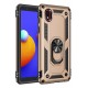 Newface Samsung Galaxy A01 Core Kılıf Sofya Yüzüklü Silikon Kapak - Gold Newface Samsung Galaxy A01 Core Kılıf Sofya Yüzüklü Silikon Kapak - Gold