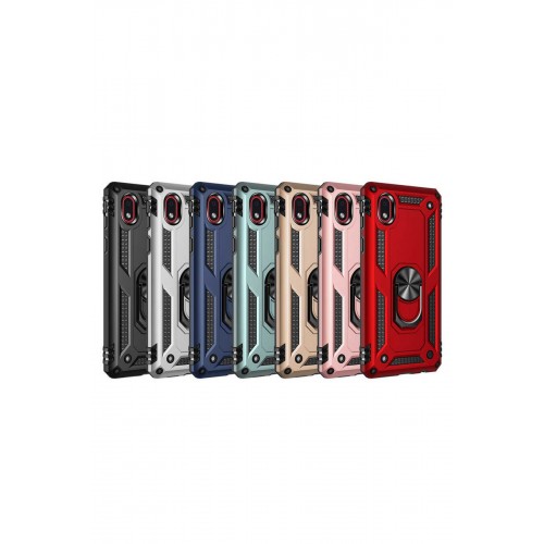 Newface Samsung Galaxy A01 Core Kılıf Sofya Yüzüklü Silikon Kapak - Rose Newface Samsung Galaxy A01 Core Kılıf Sofya Yüzüklü Silikon Kapak - Rose