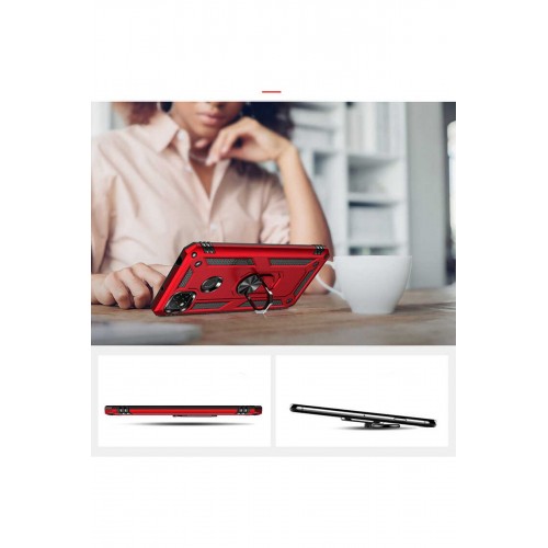 Newface Xiaomi Redmi 9C Kılıf Sofya Yüzüklü Silikon Kapak - Rose Newface Xiaomi Redmi 9C Kılıf Sofya Yüzüklü Silikon Kapak - Rose