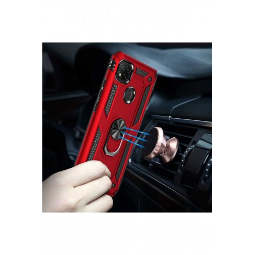 Newface Xiaomi Redmi 9C Kılıf Sofya Yüzüklü Silikon Kapak - Rose Newface Xiaomi Redmi 9C Kılıf Sofya Yüzüklü Silikon Kapak - Rose