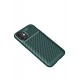 Newface iPhone 12 Mini Kılıf Focus Karbon Silikon - Yeşil