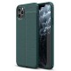 Newface iPhone 11 Pro Max Kılıf Focus Derili Silikon - Yeşil Newface iPhone 11 Pro Max Kılıf Focus Derili Silikon - Yeşil