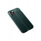 Newface iPhone 12 Pro Max Kılıf Focus Derili Silikon - Yeşil Newface iPhone 12 Pro Max Kılıf Focus Derili Silikon - Yeşil