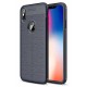 Newface iPhone XS Max Kılıf Focus Derili Silikon - Lacivert Newface iPhone XS Max Kılıf Focus Derili Silikon - Lacivert