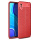 Newface Xiaomi Redmi 9A Kılıf Focus Derili Silikon - Kırmızı Newface Xiaomi Redmi 9A Kılıf Focus Derili Silikon - Kırmızı
