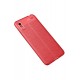 Newface Xiaomi Redmi 9A Kılıf Focus Derili Silikon - Kırmızı Newface Xiaomi Redmi 9A Kılıf Focus Derili Silikon - Kırmızı