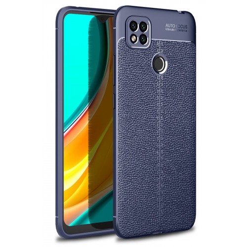 Newface Xiaomi Redmi 9C Kılıf Focus Derili Silikon - Lacivert Newface Xiaomi Redmi 9C Kılıf Focus Derili Silikon - Lacivert