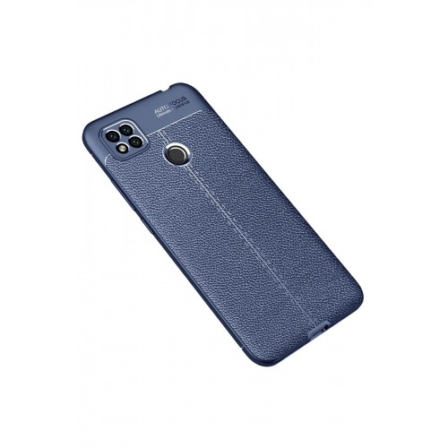 Newface Xiaomi Redmi 9C Kılıf Focus Derili Silikon - Lacivert Newface Xiaomi Redmi 9C Kılıf Focus Derili Silikon - Lacivert