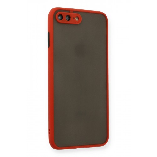 Newface iPhone 7 Plus Kılıf Montreal Silikon Kapak - Kırmızı Newface iPhone 7 Plus Kılıf Montreal Silikon Kapak - Kırmızı