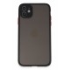 Newface iPhone 11 Kılıf Montreal Silikon Kapak - Siyah