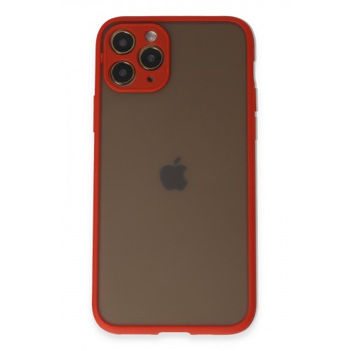 Newface iPhone 11 Pro Kılıf Montreal Silikon Kapak - Kırmızı