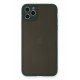 Newface iPhone 11 Pro Max Kılıf Montreal Silikon Kapak - Yeşil