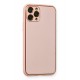 Newface iPhone 11 Pro Max Kılıf Coco Deri Silikon Kapak - Pembe Newface iPhone 11 Pro Max Kılıf Coco Deri Silikon Kapak - Pembe