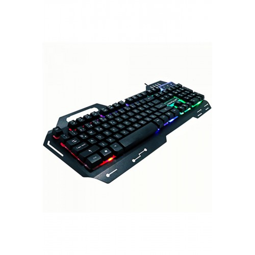 Konfulon V1 RGB Işıklı Metal Yüzey Türkçe Q Kablolu Gaming Klavye Konfulon V1 RGB Işıklı Metal Yüzey Türkçe Q Kablolu Gaming Klavye