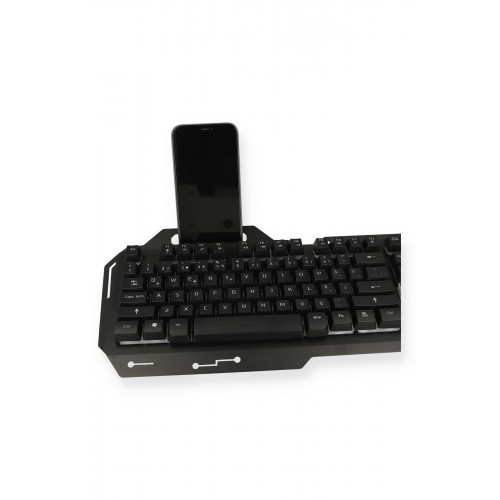 Konfulon V1 RGB Işıklı Metal Yüzey Türkçe Q Kablolu Gaming Klavye Konfulon V1 RGB Işıklı Metal Yüzey Türkçe Q Kablolu Gaming Klavye