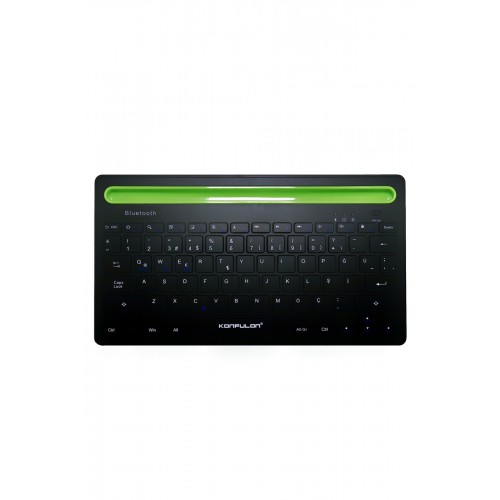 Konfulon V4 Bluetooth 5.0 Standlı Türkçe Q Klavye Konfulon V4 Bluetooth 5.0 Standlı Türkçe Q Klavye