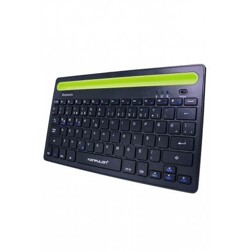 Konfulon V4 Bluetooth 5.0 Standlı Türkçe Q Klavye Konfulon V4 Bluetooth 5.0 Standlı Türkçe Q Klavye