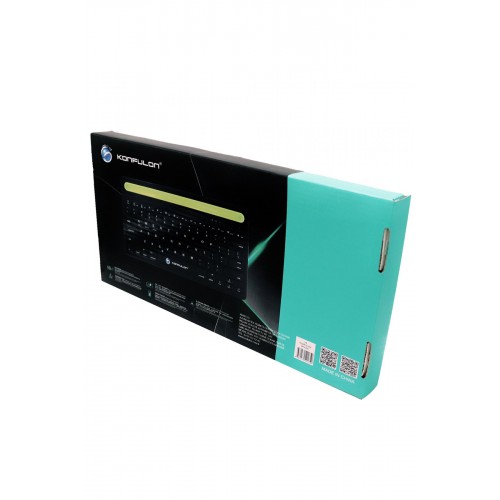 Konfulon V4 Bluetooth 5.0 Standlı Türkçe Q Klavye Konfulon V4 Bluetooth 5.0 Standlı Türkçe Q Klavye