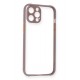 Newface iPhone 12 Kılıf Miami Şeffaf Silikon  - Açık Mor
