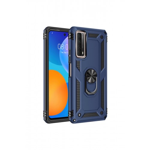 Newface Huawei P Smart 2021 Kılıf Sofya Yüzüklü Silikon Kapak - Lacivert Newface Huawei P Smart 2021 Kılıf Sofya Yüzüklü Silikon Kapak - Lacivert