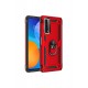 Newface Huawei P Smart 2021 Kılıf Sofya Yüzüklü Silikon Kapak - Kırmızı Newface Huawei P Smart 2021 Kılıf Sofya Yüzüklü Silikon Kapak - Kırmızı