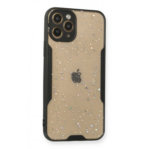Newface iPhone 12 Pro Kılıf Platin Simli Silikon - Siyah Newface iPhone 12 Pro Kılıf Platin Simli Silikon - Siyah