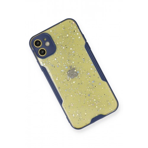 Newface iPhone 12 Mini Kılıf Platin Simli Silikon - Lacivert Newface iPhone 12 Mini Kılıf Platin Simli Silikon - Lacivert