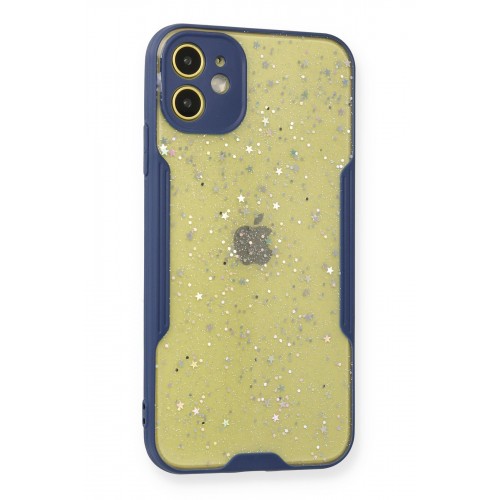 Newface iPhone 12 Mini Kılıf Platin Simli Silikon - Lacivert Newface iPhone 12 Mini Kılıf Platin Simli Silikon - Lacivert