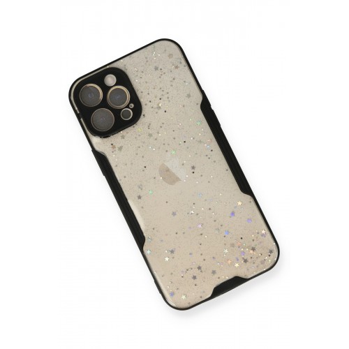 Newface iPhone 12 Pro Max Kılıf Platin Simli Silikon - Siyah Newface iPhone 12 Pro Max Kılıf Platin Simli Silikon - Siyah
