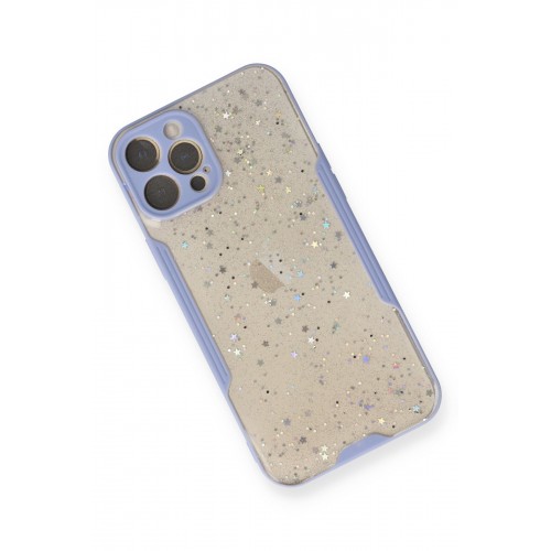 Newface iPhone 12 Pro Max Kılıf Platin Simli Silikon - Lila Newface iPhone 12 Pro Max Kılıf Platin Simli Silikon - Lila