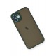 Newface iPhone 12 Kılıf Montreal Silikon Kapak - Yeşil