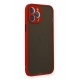 Newface iPhone 12 Pro Max Kılıf Montreal Silikon Kapak - Kırmızı Newface iPhone 12 Pro Max Kılıf Montreal Silikon Kapak - Kırmızı