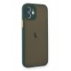 Newface iPhone 12 Mini Kılıf Montreal Silikon Kapak - Yeşil