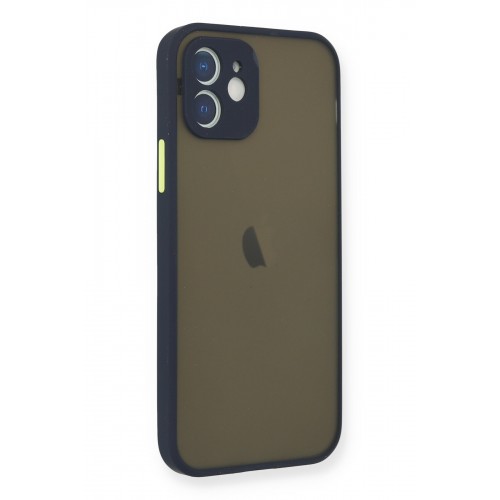 Newface iPhone 12 Mini Kılıf Montreal Silikon Kapak - Lacivert Newface iPhone 12 Mini Kılıf Montreal Silikon Kapak - Lacivert