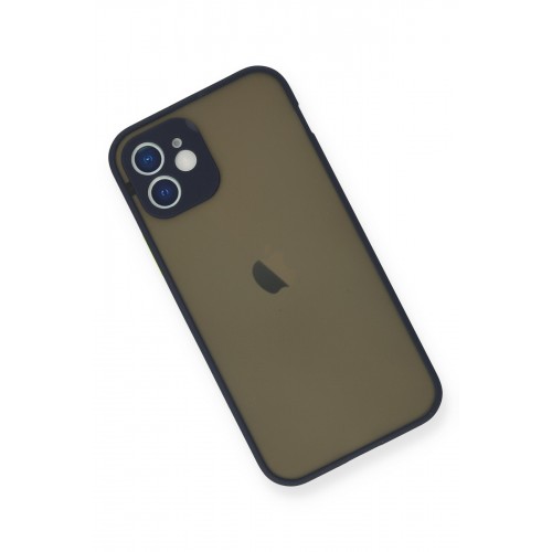 Newface iPhone 12 Mini Kılıf Montreal Silikon Kapak - Lacivert Newface iPhone 12 Mini Kılıf Montreal Silikon Kapak - Lacivert