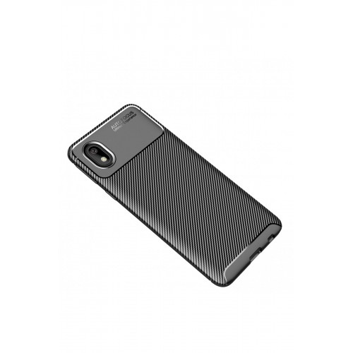 Newface Samsung Galaxy A01 Core Kılıf Focus Karbon Silikon - Siyah Newface Samsung Galaxy A01 Core Kılıf Focus Karbon Silikon - Siyah
