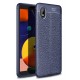 Newface Samsung Galaxy A01 Core Kılıf Focus Derili Silikon - Lacivert Newface Samsung Galaxy A01 Core Kılıf Focus Derili Silikon - Lacivert