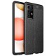 Newface Samsung Galaxy A72 Kılıf Focus Derili Silikon - Siyah Newface Samsung Galaxy A72 Kılıf Focus Derili Silikon - Siyah