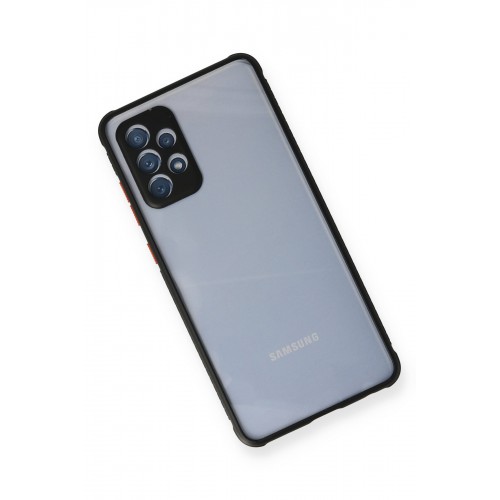 Newface Samsung Galaxy A52 Kılıf Miami Şeffaf Silikon - Siyah Newface Samsung Galaxy A52 Kılıf Miami Şeffaf Silikon - Siyah