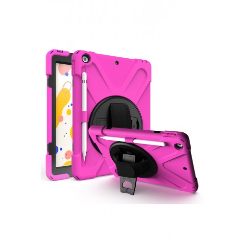 Newface iPad 10.2 (8.nesil) Kılıf Amazing Tablet Kapak - Pembe