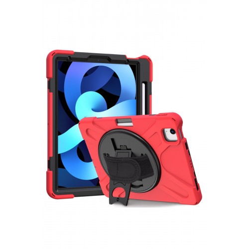 Newface iPad Air 4 10.9 Kılıf Amazing Tablet Kapak - Kırmızı