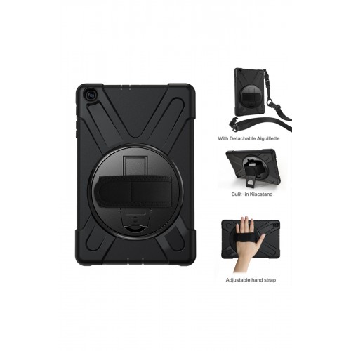 Newface Samsung Galaxy T510 Tab A 10.1 Kılıf Amazing Tablet Kapak - Siyah