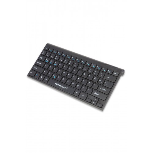 Konfulon V6 Bluetooth 5.0 Standlı Türkçe Q Klavye - Siyah Konfulon V6 Bluetooth 5.0 Standlı Türkçe Q Klavye - Siyah