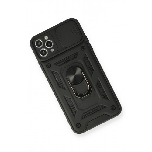 Newface iPhone 11 Pro Kılıf Pars Lens Yüzüklü Silikon - Siyah Newface iPhone 11 Pro Kılıf Pars Lens Yüzüklü Silikon - Siyah
